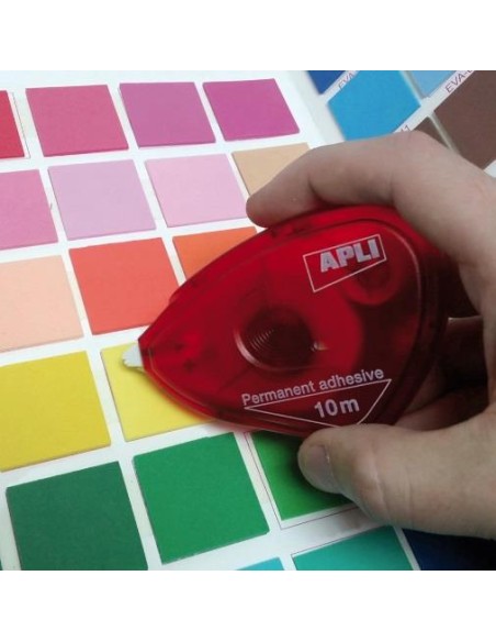 CINTA ROLLER ADHESIVA PERMANENTE 10 METROS APLI 11037 (10)