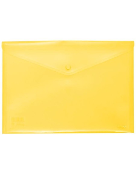 SOBRE BROCHE PP FOLIO GRAFOPLAS AMARILLO 04871260 (60)