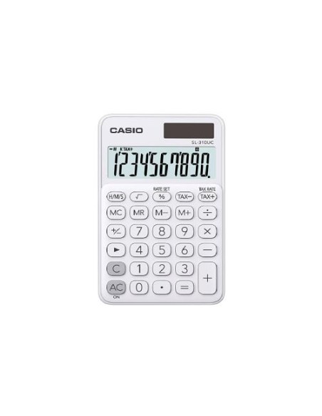 CALCULADORA CASIO SL-310UC-WE-S-EC BLANCA