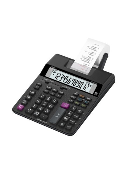 CALCULADORA IMPRESORA DE SOBReMESA IMPRESION A 2 COLORES CASIO HR-200RCE