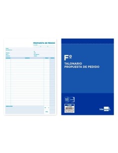 TALONARIO PEDIDOS LIDERPAPEL FOLIO ORIGINAL Y COPIA T225 CSUR 12427