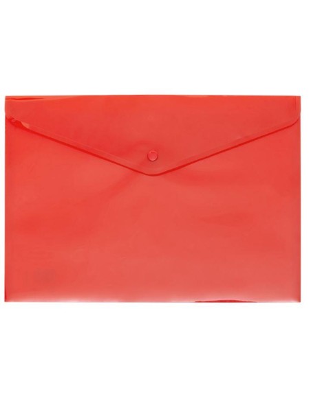 SOBRE BROCHE PP FOLIO GRAFOPLAS ROJO 04871251 (60)