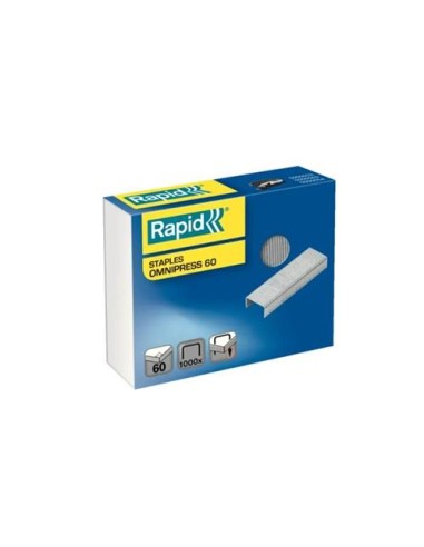 CAJA DE 1000 GRAPAS OMNIPRESS 60 RAPID ESSELTE 5000561
