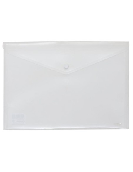 SOBRE BROCHE PP FOLIO GRAFOPLAS TRANSPARENTE 04871200 (60)