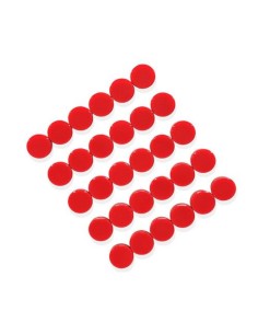 IMANES 10 MM ROJO BOLSA 20 FAIBO 56-10-03