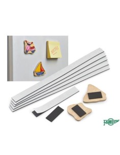 BANDA MAGNETICA IMANTADA POR UNA CARA Y ADHESIVA POR LA OTRA 1000X20X1.5MM  FAIBO 731