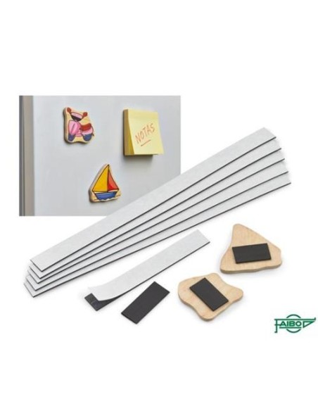 BANDA MAGNETICA IMANTADA POR UNA CARA Y ADHESIVA POR LA OTRA 1000X20X1.5MM  FAIBO 731