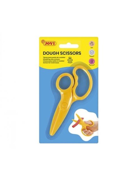BLISTER TIJERA CORTA PASTA DE MODELAR ( PLASTILINA) JOVI 428