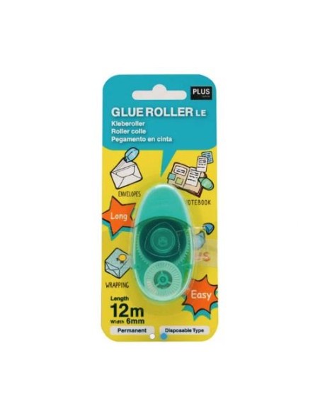 CINTA  ROLLER ADHESIVA PLUS 6MM X 12 METROS MAKRO 040773 (10 )