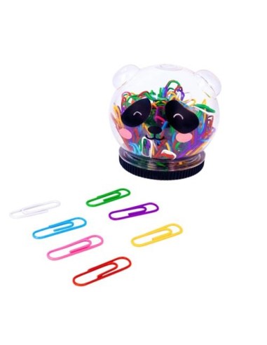 CLIPS COLORES PANDA 28MM 150 UDS. MAKRO 862529