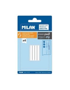 BLISTER RECAMBIO 4 GOMAS PORTAMINAS PL1 MILAN BTM10311 (24)