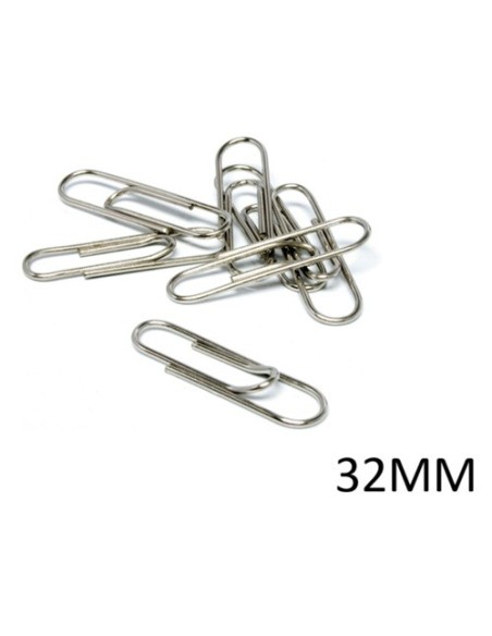 CLIPS Nº2 NIQUELADOS 32MM C/100 POESSA 316865