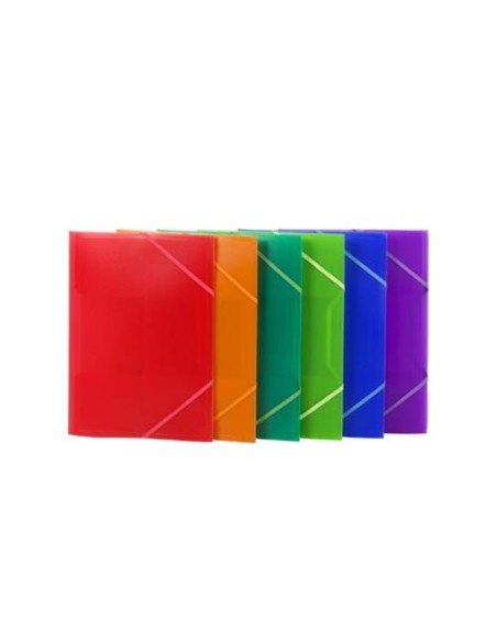 CARPETA CON GOMAS SUPRA A6 COLORES SURTIDOS HFP-50915