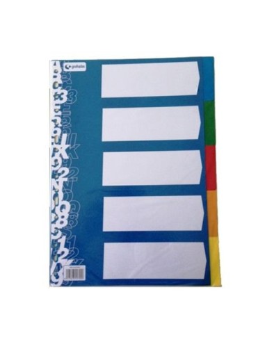 SEPARADOR 5 COLORES  P.P. FOLIO  GRAFOPLAS 41270000