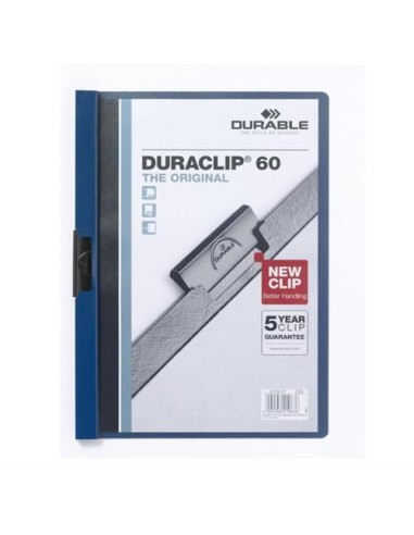 CARPETA DURABLE DE PINZA DURACLIP 60 HOJAS AZUL 142209-07
