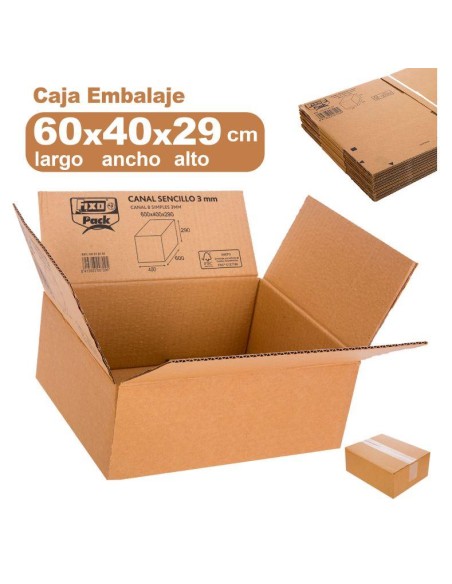 CAJA DE CARTON  600X400X290 GRAFOPLAS  Nº 299 18113