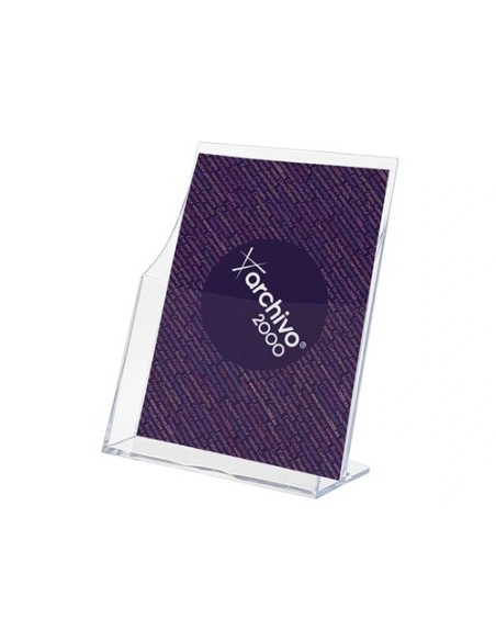 EXPOSITOR DE SOBREMESA PIRAMIDAL DE TRES CARAS A2000 6153