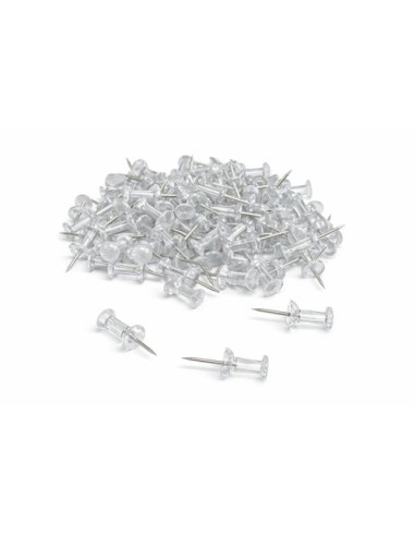 AGUJAS DE SEÑALIZACION TRANSPARENTES C/35 UDS.  MAKRO 040198