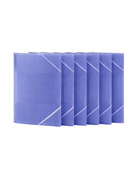 CARPETA P.P FOLIO TRANSLUCIDA CARCHIVO AZUL 2033KF-50