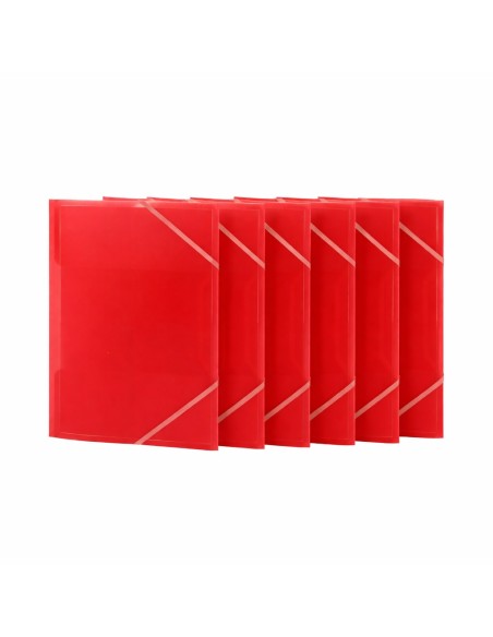 CARPETA P.P FOLIO TRANSLUCIDA CARCHIVO ROJA 2033KF-53