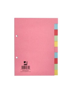 SEPARADOR 10 COLORES CARTULINA 4º  KF00342 CSUR 32587