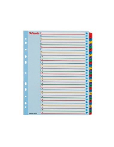 SEPARADOR 1 AL 31  BORRA Y REESCRIBE  ESSELTE 100210