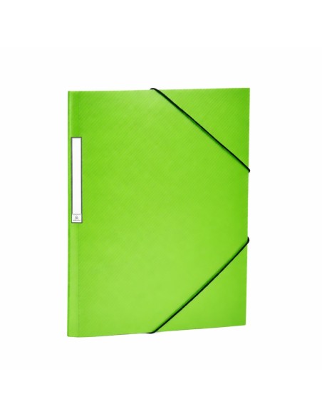 CARPETA CON GOMAS  Y SOLAPA  P.P. RAYAS DIAGONALES  BLACKLINE VERDE GRAFOPLAS 04800420 (6)