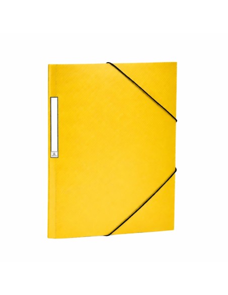 CARPETA CON GOMAS Y SOLAPA P.P. RAYAS DIAGONALES BLACKLINE AMARILLA GRAFOPLAS 04800460 (6)