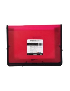 CARPETA DE GOMAS FUELLE Y RIBETE  PP BLACKLINE FUCSIA GRAFOPLAS 04800554