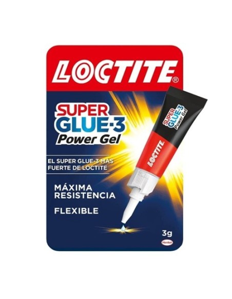 PEGAMENTO LOCTITE SUPER GLUE-3  POWER FLEX  3 GR. HENKEL 2067093
