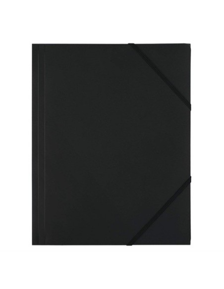 CARPETA CON GOMAS HFP 51668 NEGRA