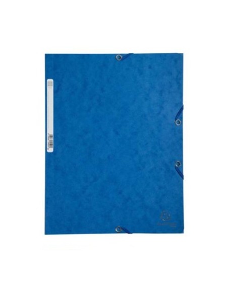 CARPETA GOMAS 3 SOLAPAS EXACOMPTA AZUL EXACLAIR 55502E