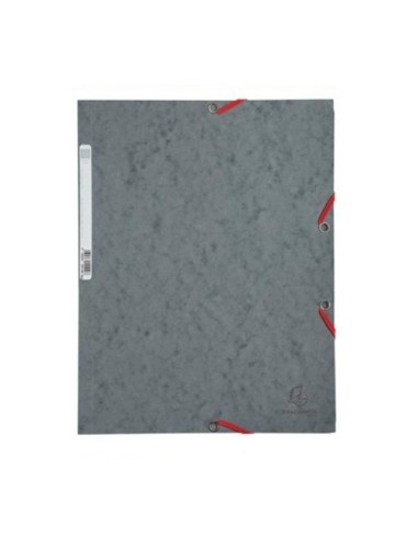 CARPETA GOMAS 3 SOLAPAS EXACOMPTA GRIS EXACLAIR 55511E