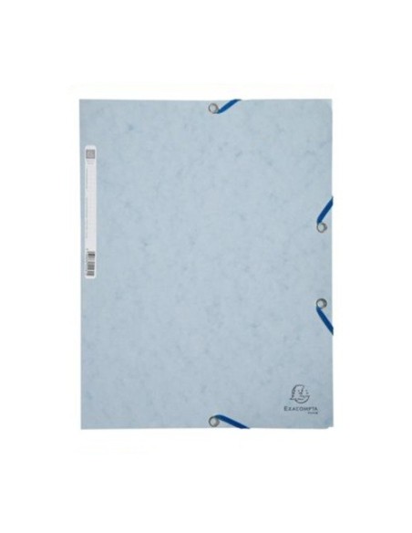 CARPETA GOMAS 3 SOLAPAS EXACOMPTA GRIS CLARO EXACLAIR 55531E
