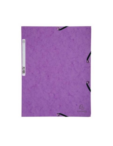 CARPETA GOMAS 3 SOLAPAS EXACOMPTA VIOLETA EXACLAIR 55508E