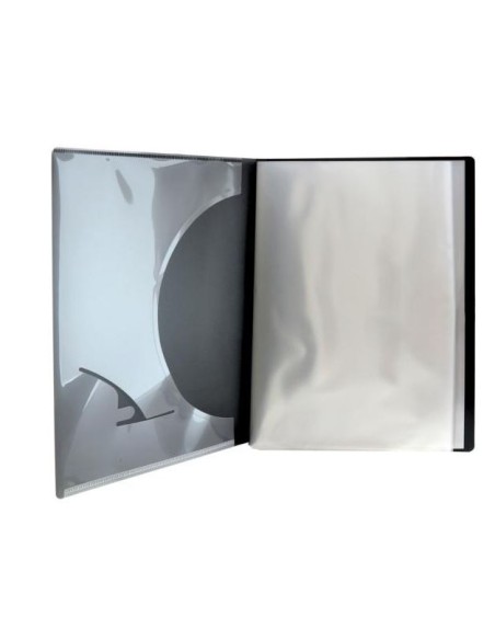 CARPETA 20 FUNDAS PERSONALIZABLE NEGRO HFP REF 14267