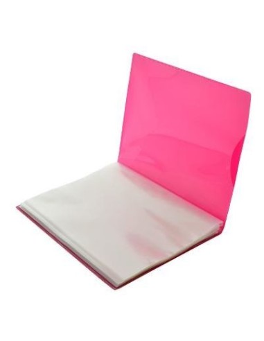 CARPETA 60 FUNDAS GENIUS ROJO HFP 196-R