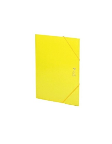CARPETA CARCHIVO GOMAS SOLAPA LUZ CARTON BRILLANTE FOLIO AMARILLO 2033L20