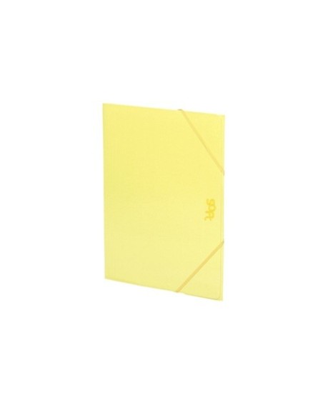 CARPETA CARCHIVO GOMAS SOLAPA SOFT  CARTON BRILLANTE FOLIO AMARILLO 20020120 ( 5 )