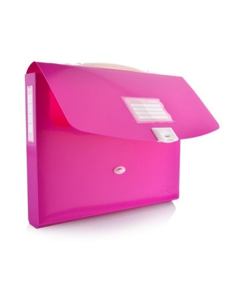 MALETIN CON ASA COLOR LINE FUCSIA HFP 61111