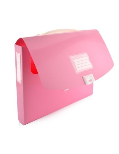 MALETIN CON ASA COLOR LINE ROSA HFP 61111