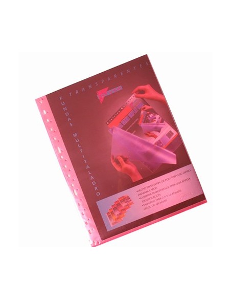 DOSSIER MULTITALADRO 10 FUNDAS ROJA  4220002