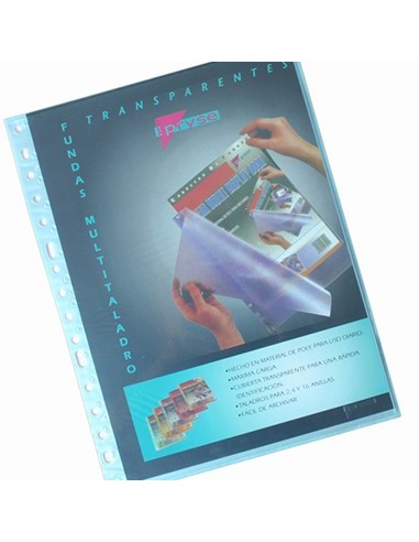 DOSSIER MULTITALADRO 10 FUNDAS AZUL PRYSE 4220001