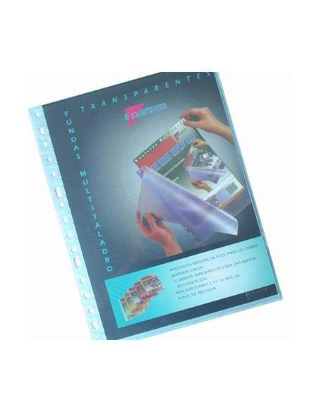 DOSSIER MULTITALADRO 10 FUNDAS AZUL PRYSE 4220001
