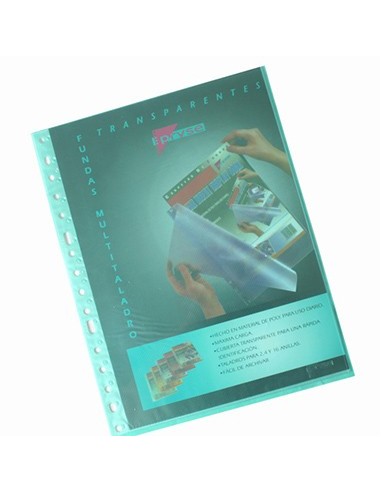DOSSIER MULTITALADRO 10 FUNDAS PRYSE VERDE   4220003