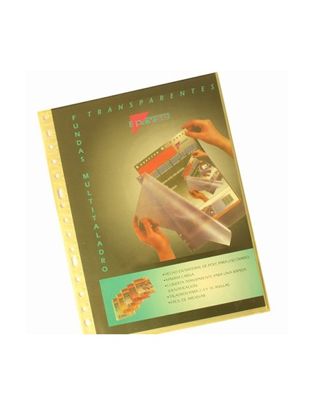 DOSSIER MULTITALADRO 10 FUNDAS PRYSE AMARILLO   4220004