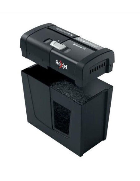 DESTRUCTORA GAMA SECURE MODELO X6 CORTE EN PARTICULAS P4 PAPELERA 10 LITROS REXEL ESSELTE 2020122EU