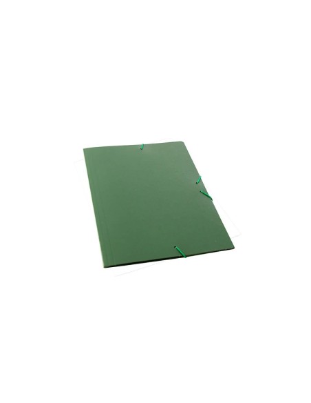 CARPETA GOMAS SOLAPA  VERDE FABRISA 024FGSVE /15845