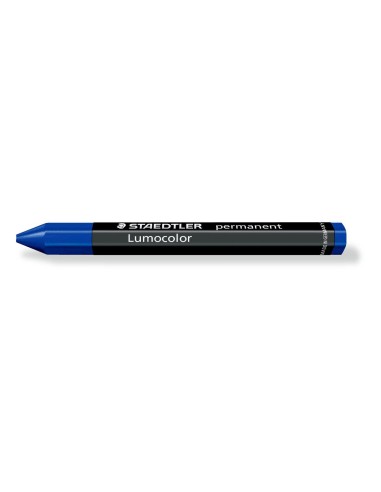 CERA UNIVERSAL LUMOCOLOR PERMANENTE OMNIGRAPH AZUL STAEDTLER 236-3 POR UNIDAD (12)