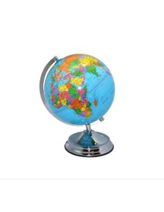 GLOBO TERRAQUEO 25CM AZUL SIN LUZ POESSA 318457
